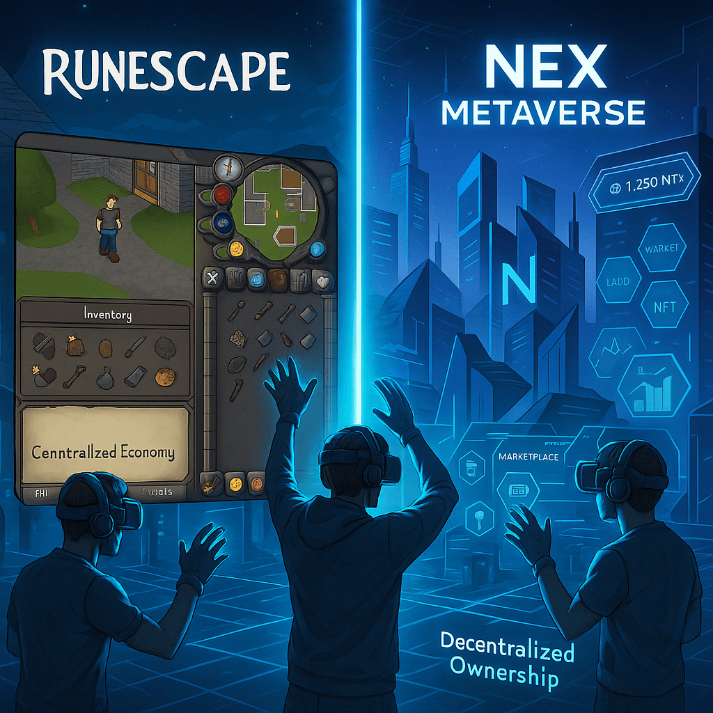 The NEX vs. Runescape: The Next Era of Player Ownership in Gaming